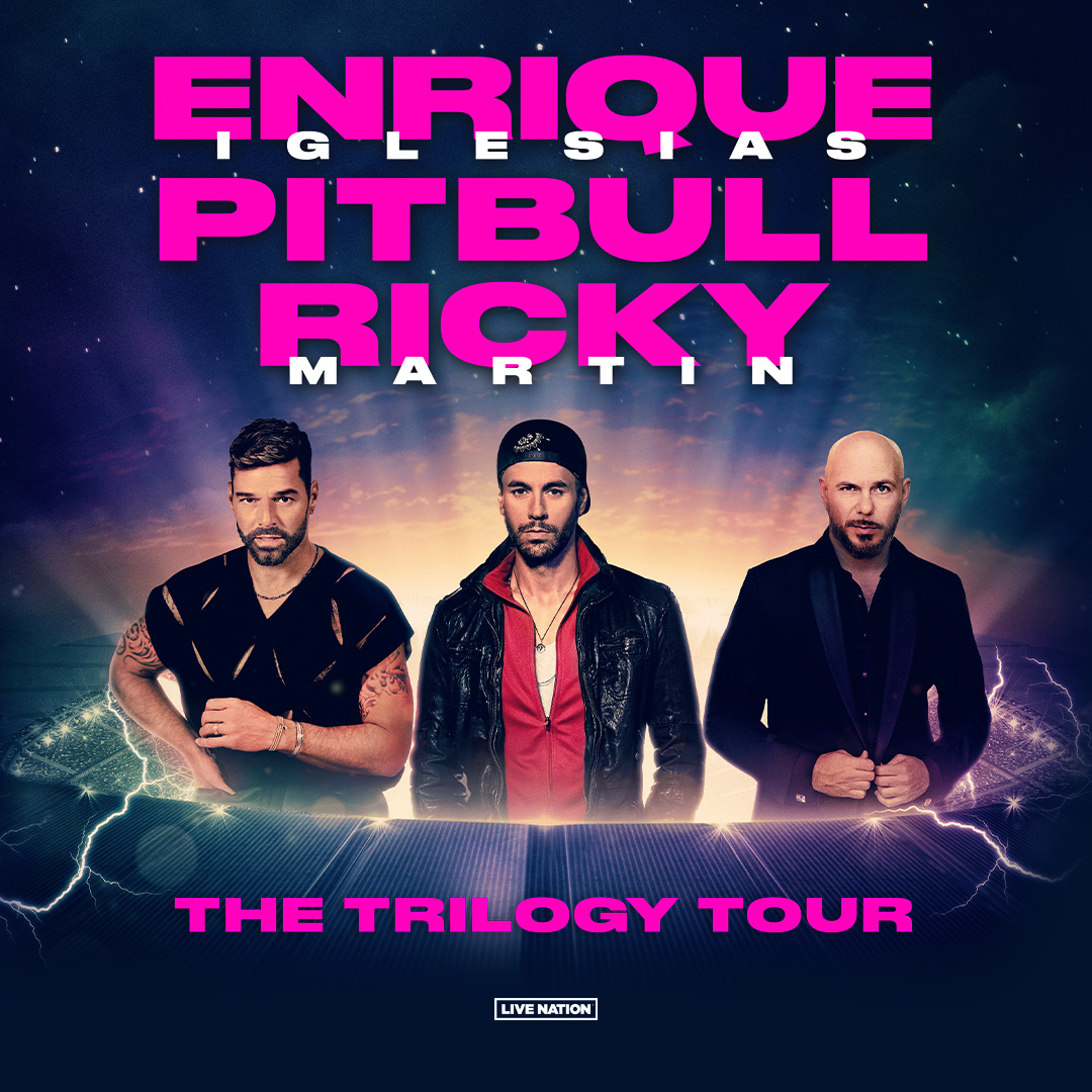  Enrique Iglesias, Ricky Martin, Pitbull Join Forces For ‘The Trilogy Tour’
