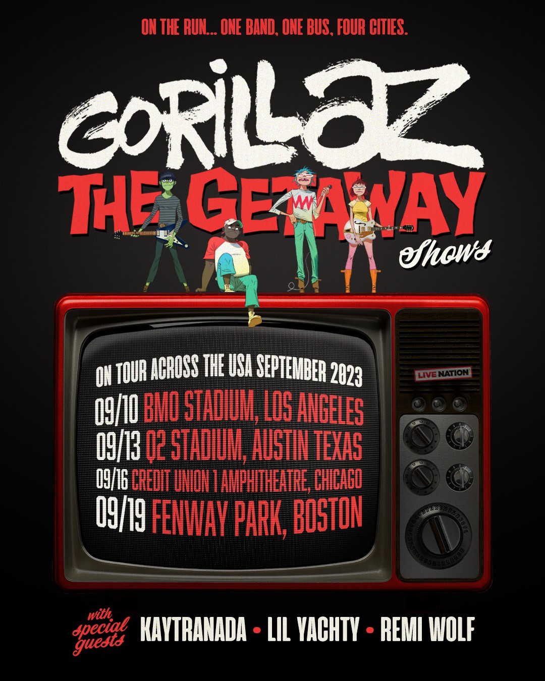  Gorillaz Set To Embark On ‘The Getaway’