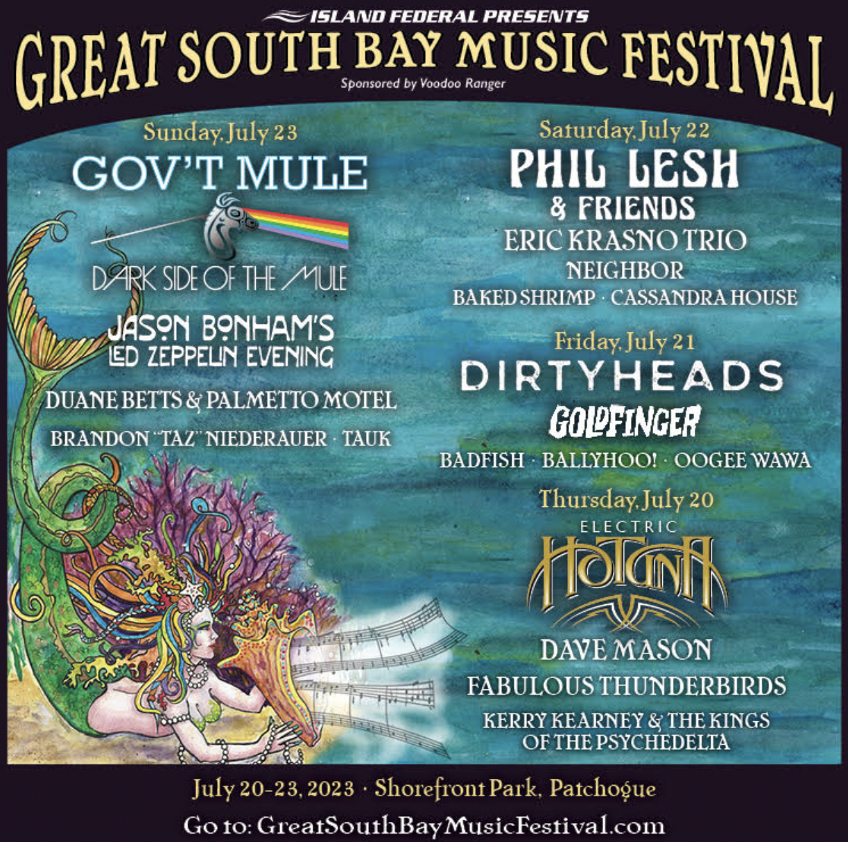  Great South Bay Music Festival Announces 2023 Lineup